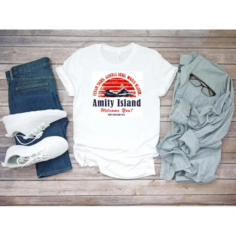 Amity Island T Shirt for men K503
Amity Island T Shirt for men K503