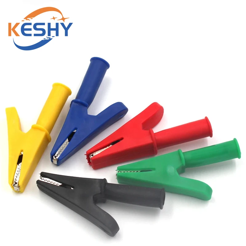 Pure Copper Insulated Test Alligator Clip 10MM Opening With 4MM Jack Safety Crocodile Clamps For Banana Plug Or Welding DIY Tool
Pure Copper Insulated Test Alligator Clip 10MM Opening With 4MM Jack Safety Crocodile Clamps For Banana Plug Or Welding DIY Tool