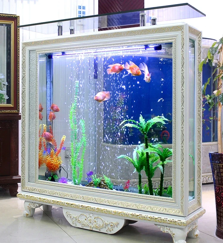 Screen Fish Tank Living Room Floor Household Small Change Water Ecological Aquarium
Screen Fish Tank Living Room Floor Household Small Change Water Ecological Aquarium