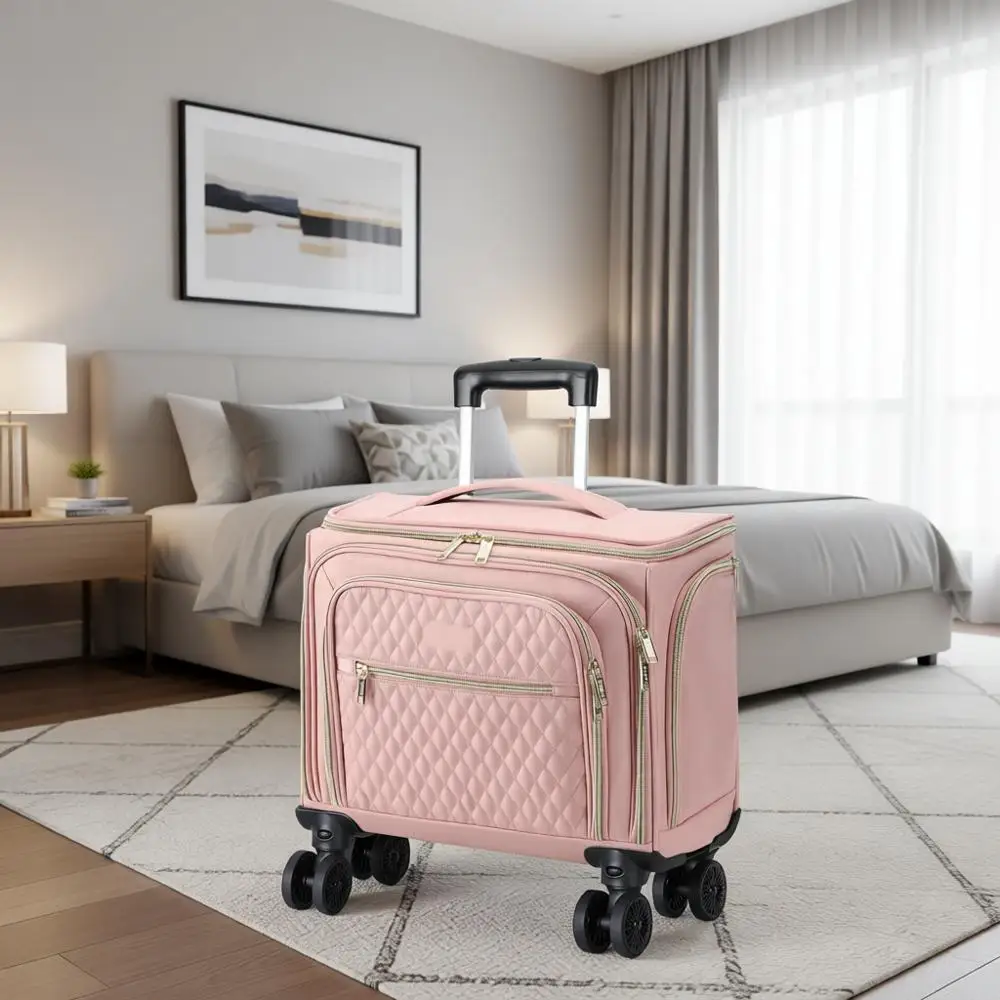 Expandable 20 Inch 4-Wheel Spinner Luggage, Lightweight Suitcase for Men & Women, Pink
Expandable 20 Inch 4-Wheel Spinner Luggage, Lightweight Suitcase for Men & Women, Pink