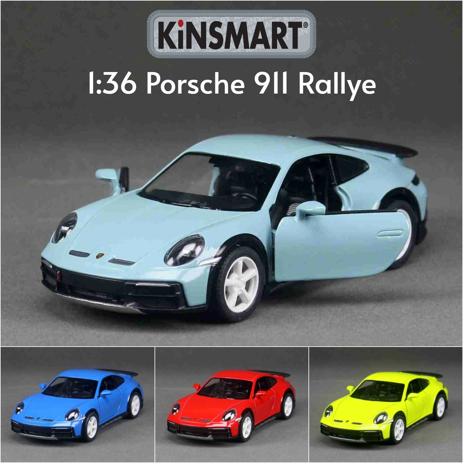 KiNSMART Toy Car Model 1/36 Porsche 911 Rallye Super Racing Alloy Diecast Miniature Vehicle Collection Gift For Boyfriend
KiNSMART Toy Car Model 1/36 Porsche 911 Rallye Super Racing Alloy Diecast Miniature Vehicle Collection Gift For Boyfriend