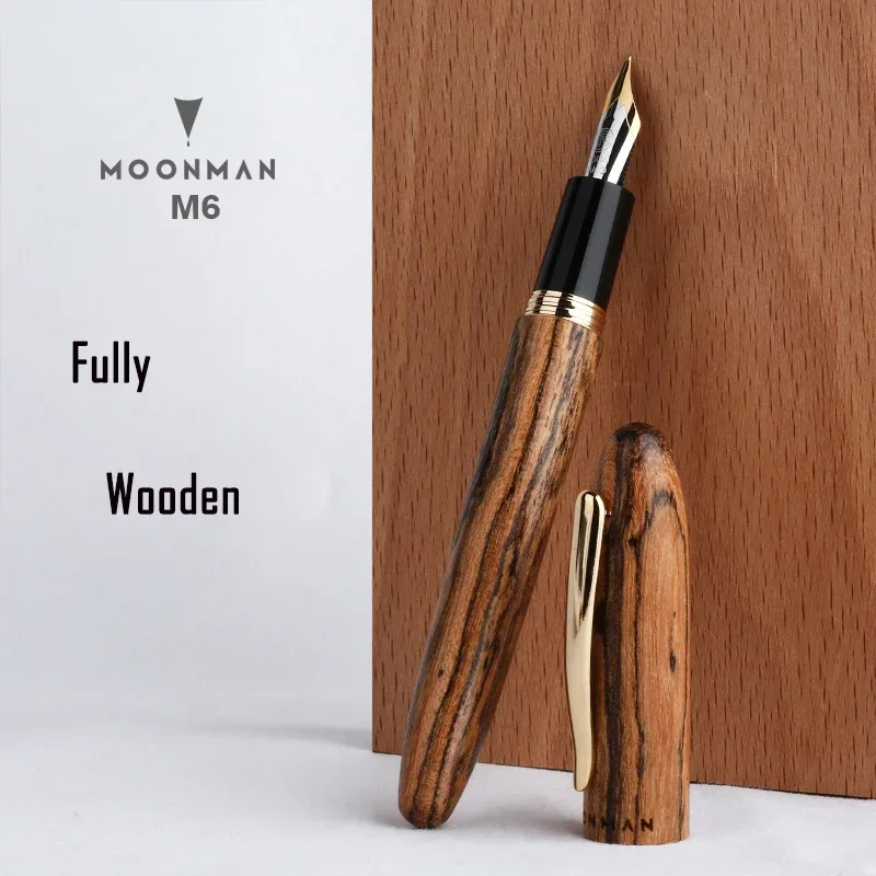 Majohn M6 Natural Handmade Wood Fountain Pen Full Wooden Beautiful Pen Iridium Fine 0.5mm Fashion Writing Ink Pen Gift Set
Majohn M6 Natural Handmade Wood Fountain Pen Full Wooden Beautiful Pen Iridium Fine 0.5mm Fashion Writing Ink Pen Gift Set