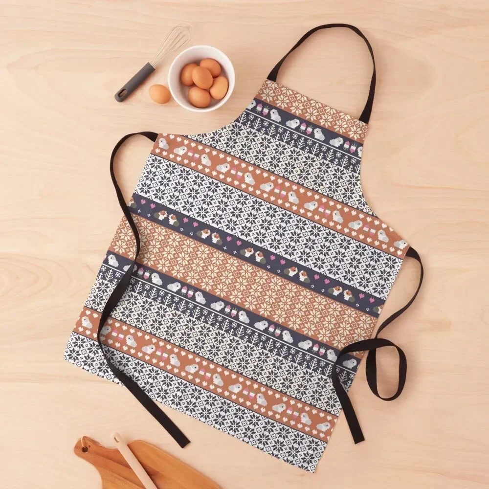 Guinea Pigs Christmas Sweater Pattern Apron Customizable Woman cook wear Manicurists Kitchen Items Apron
Guinea Pigs Christmas Sweater Pattern Apron Customizable Woman cook wear Manicurists Kitchen Items Apron