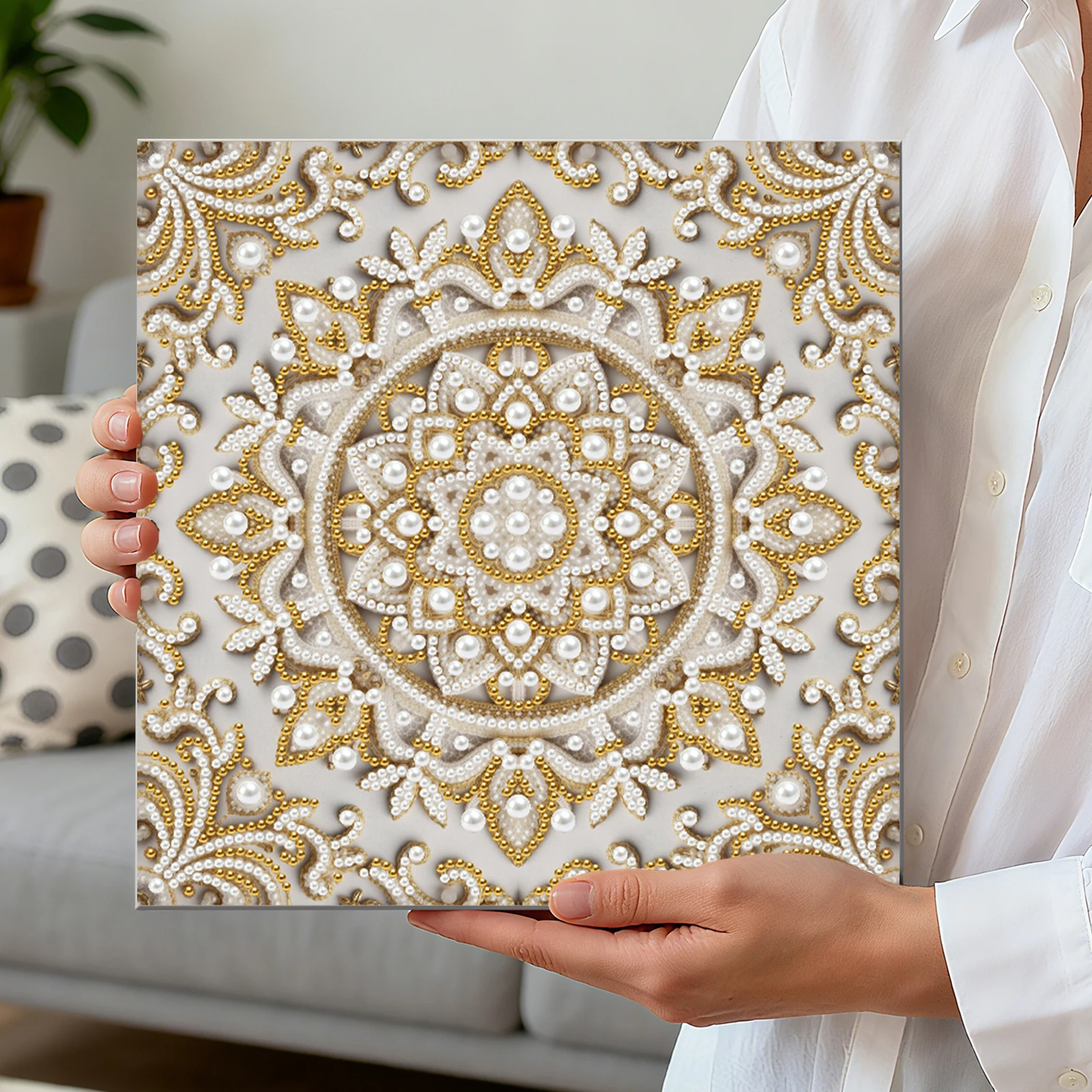 Набор для рисования мандалы жемчугом своими руками для взрослых, декор для дома, 25x25 см, с рамкой
Набор для рисования мандалы жемчугом своими руками для взрослых, декор для дома, 25x25 см, с рамкой