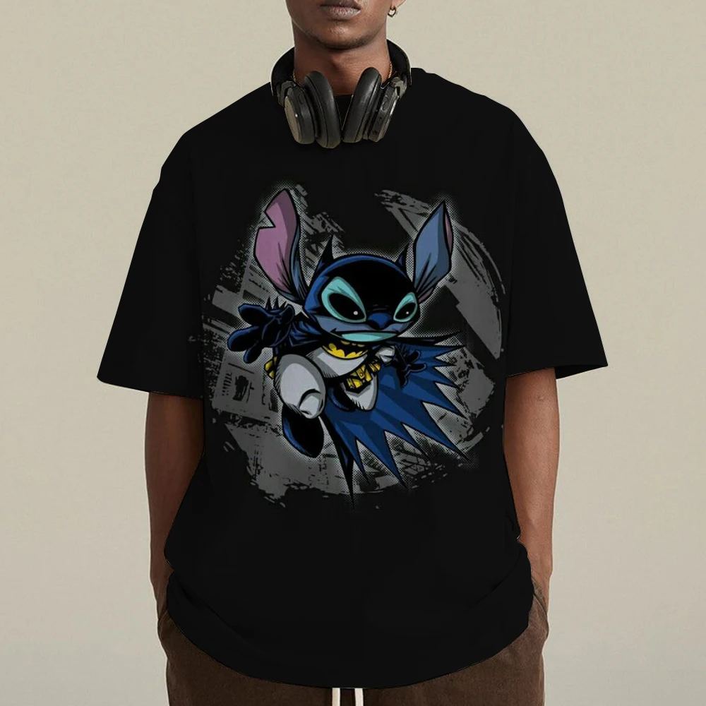 Новая футболка Lilo & Stitch, модная мужская футболка с 3D принтом Disney, свободная повседневная одежда с короткими рукавами для мальчиков и девочек, одежда Disney Stitch
Новая футболка Lilo & Stitch, модная мужская футболка с 3D принтом Disney, свободная повседневная одежда с короткими рукавами для мальчиков и девочек, одежда Disney Stitch