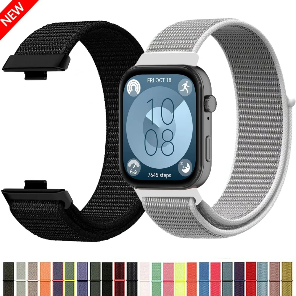 Breathable Nylon Strap for Huawei Watch Fit 3 Bracelet Loop Belt Smart Watch Wristband for Huawei Watch Fit 3 Sport Watchband
Breathable Nylon Strap for Huawei Watch Fit 3 Bracelet Loop Belt Smart Watch Wristband for Huawei Watch Fit 3 Sport Watchband