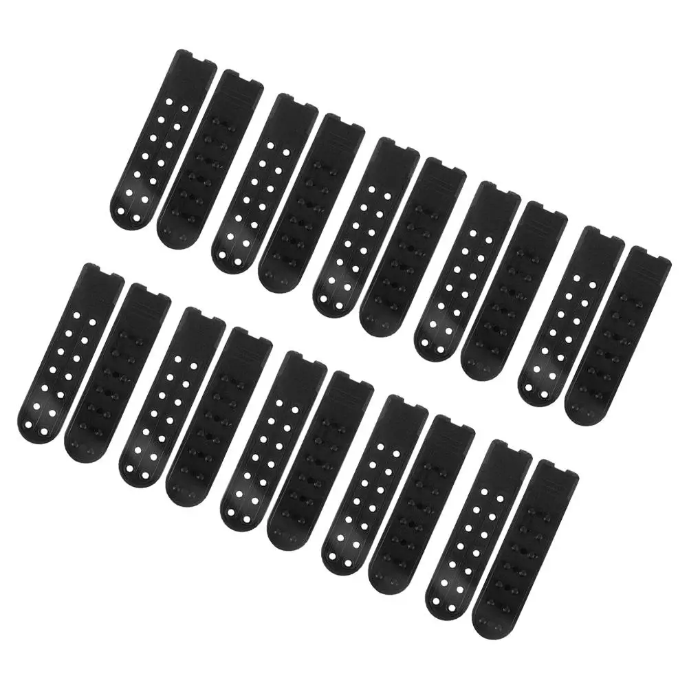 20 Pairs Plastic Hat Buckle Push Pull 14 Hole Double Row Adjustable Snapback Replacement Fastener Repair Lock for Caps
20 Pairs Plastic Hat Buckle Push Pull 14 Hole Double Row Adjustable Snapback Replacement Fastener Repair Lock for Caps