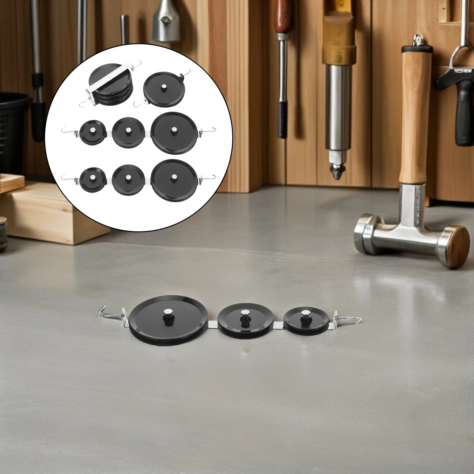 6Pcs Demonstration Pulley Block Set Experimental Physics Lab Science Kit Teaching Tool for Mechanical Advantage Force Motion
6Pcs Demonstration Pulley Block Set Experimental Physics Lab Science Kit Teaching Tool for Mechanical Advantage Force Motion