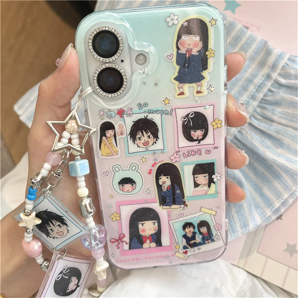 Japanese Anime Girl Phone Case For iPhone 16 Pro 14 15 Pro Max Cover with Chain Shockproof Protective Cute Cases
Japanese Anime Girl Phone Case For iPhone 16 Pro 14 15 Pro Max Cover with Chain Shockproof Protective Cute Cases