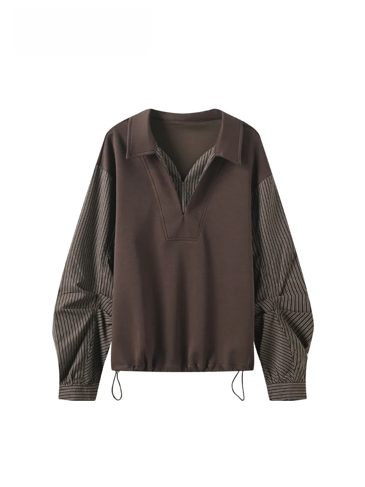 CaraCLUB plus Size Ne Long Sve irt Women Spring Slimming Versatile Fake Two-Piece Top Large Size Faion Ladies
CaraCLUB plus Size Ne Long Sve irt Women Spring Slimming Versatile Fake Two-Piece Top Large Size Faion Ladies