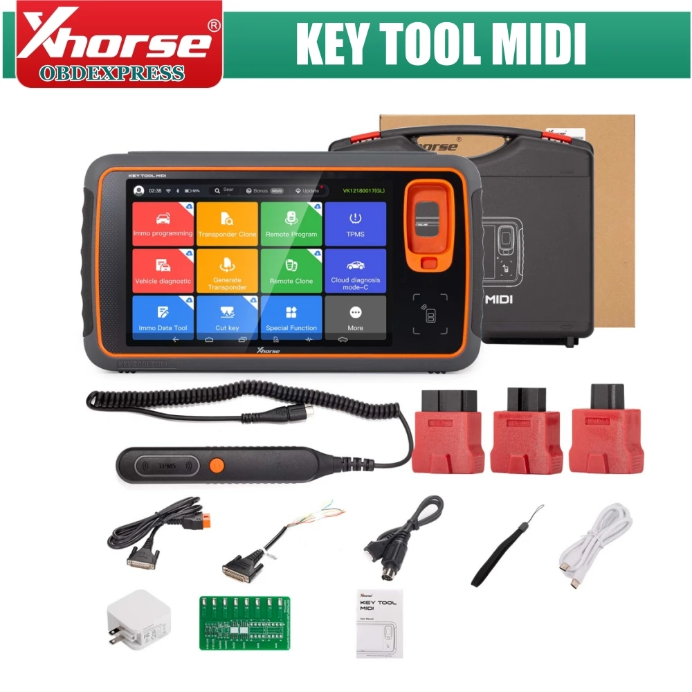 XHORSE XDKMD0EN KEY TOOL MIDI Basic/Advanced Version IMMO & TPMS 2-IN-1 Tool
XHORSE XDKMD0EN KEY TOOL MIDI Basic/Advanced Version IMMO & TPMS 2-IN-1 Tool