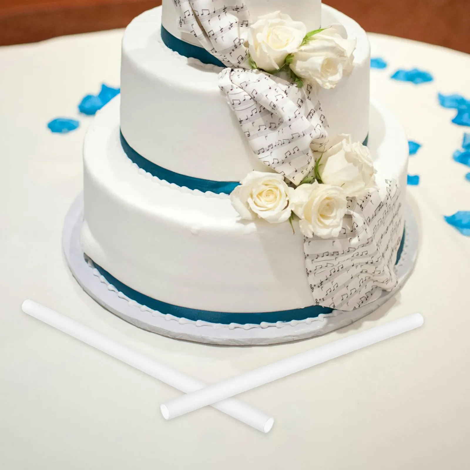 48Pcs White Cake Dowel Rods 24Cm for Tiered Cakes Fondant Wedding Birthday Multi-Layer Stacking Support Easy Insert Remove
48Pcs White Cake Dowel Rods 24Cm for Tiered Cakes Fondant Wedding Birthday Multi-Layer Stacking Support Easy Insert Remove