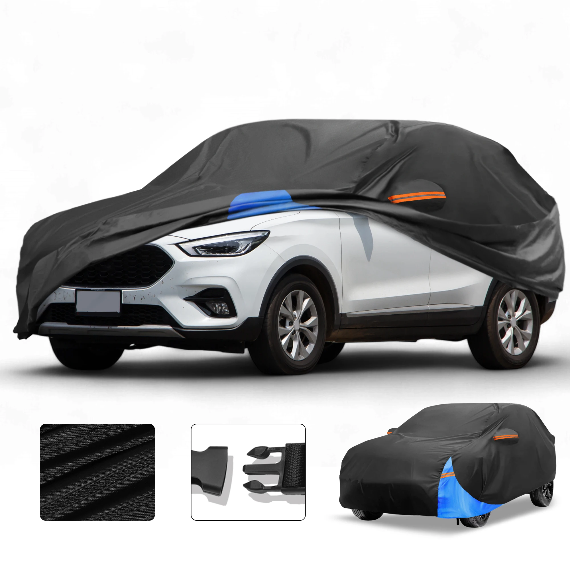 Motoforti All-Weather Waterproof Car Cover - UV-Resistant Outdoor Full Exterior Protection for mg ZS 2017-2023 210D-PU
Motoforti All-Weather Waterproof Car Cover - UV-Resistant Outdoor Full Exterior Protection for mg ZS 2017-2023 210D-PU