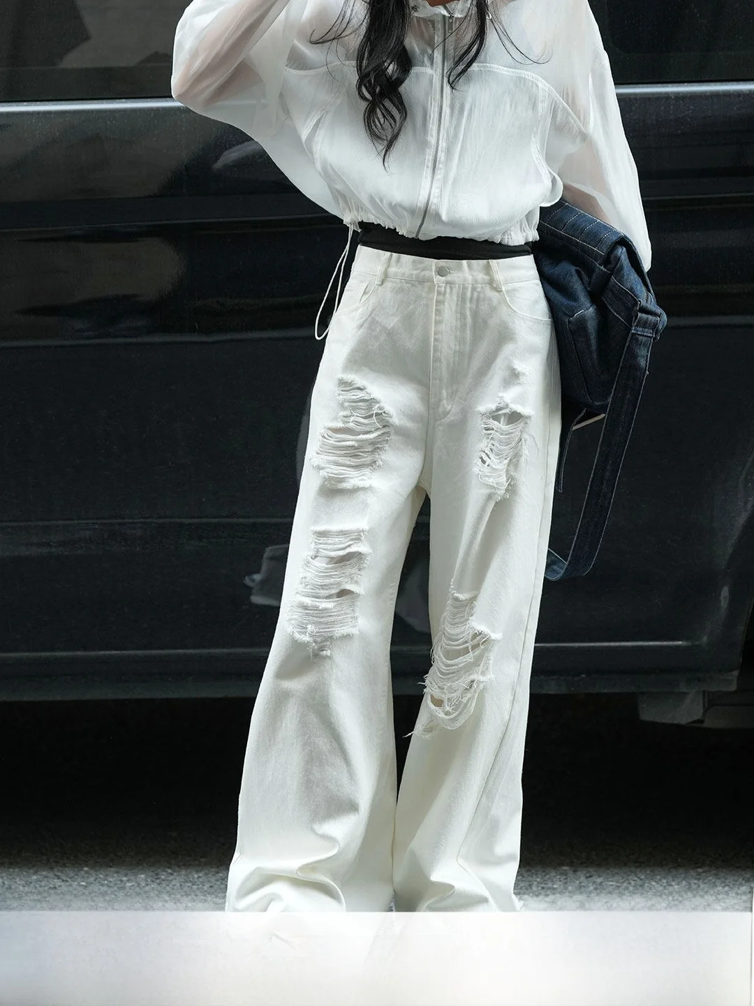 Luna7xi American Design Sense Hole Denim Pants Women's Spring New Straight Leg Wide Leg Long Pants Cotton Elastic Denim Fabric
Luna7xi American Design Sense Hole Denim Pants Women's Spring New Straight Leg Wide Leg Long Pants Cotton Elastic Denim Fabric