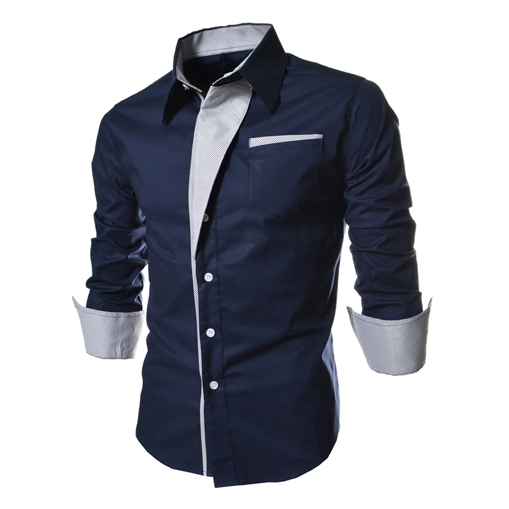 Fashionable Mens Casual Slim Shirts Long Sleeve Button Down Solid Color Top Business Formal Dress Shirt Casual Tops Classic
Fashionable Mens Casual Slim Shirts Long Sleeve Button Down Solid Color Top Business Formal Dress Shirt Casual Tops Classic