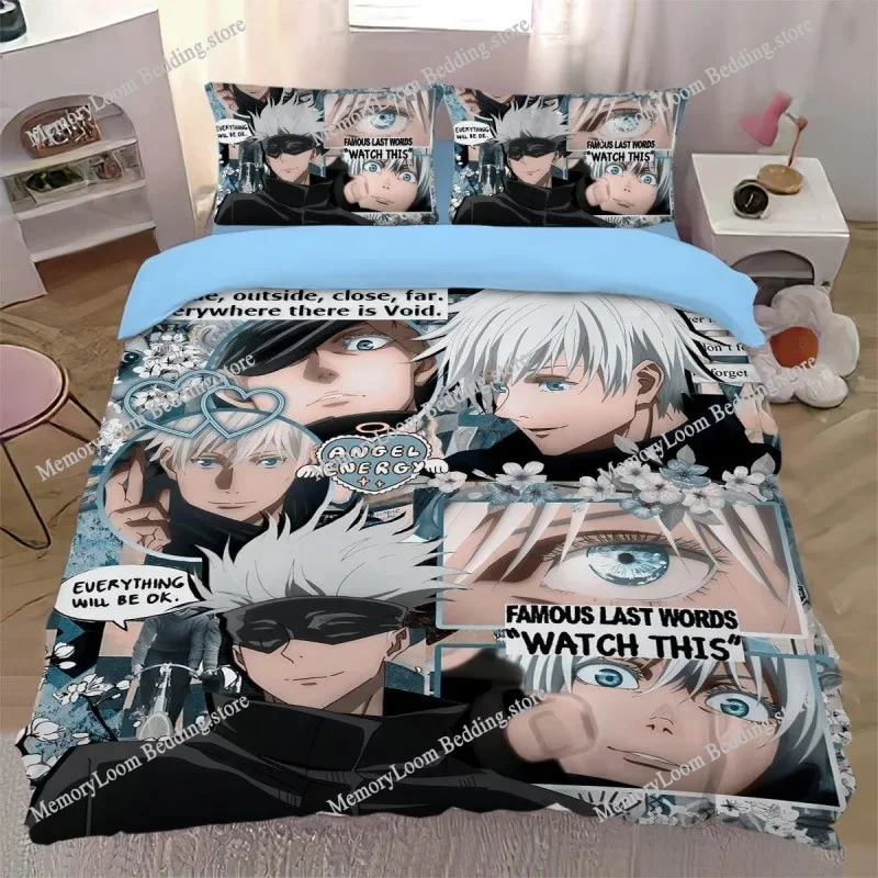 Jujutsu Kaisen Bedding Set Japan Famous Anime Duvet Cover Sets Comforter Bed Linen Twin Queen King Single Size Dropshipping Gift
Jujutsu Kaisen Bedding Set Japan Famous Anime Duvet Cover Sets Comforter Bed Linen Twin Queen King Single Size Dropshipping Gift