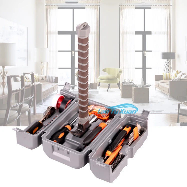Household Multi-function Folding Hardware Set Repair Portable Thor Hammer Storage Box Electric Tool
Household Multi-function Folding Hardware Set Repair Portable Thor Hammer Storage Box Electric Tool