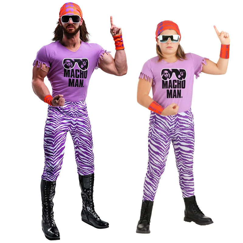 American Cool Rocking Rocker Costume for Men Adult Kids Boys Madman Wrestlers Knockout Halloween Party Carnival Costumes
American Cool Rocking Rocker Costume for Men Adult Kids Boys Madman Wrestlers Knockout Halloween Party Carnival Costumes
