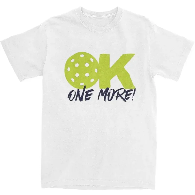 OK One More Pickleball Shirt Merch for Women Funny Tee Shirt Short Sleeve Clothes Summer
OK One More Pickleball Shirt Merch for Women Funny Tee Shirt Short Sleeve Clothes Summer