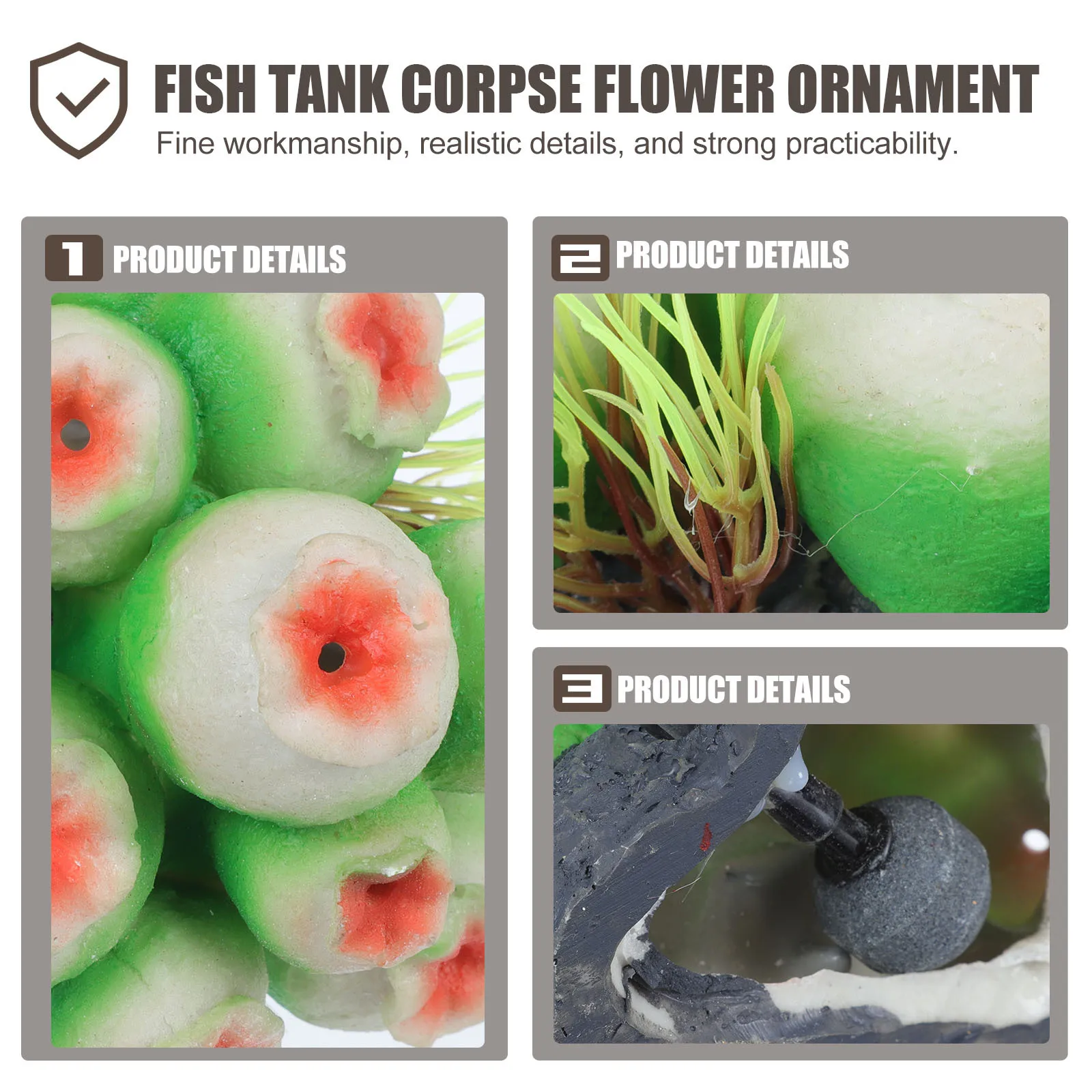 Creative Simulation Corpse Flower Shaped Fish Tank Decoration Assorted Color Realistic Resin Material Oxygen Pump Aquarium Decor
Creative Simulation Corpse Flower Shaped Fish Tank Decoration Assorted Color Realistic Resin Material Oxygen Pump Aquarium Decor