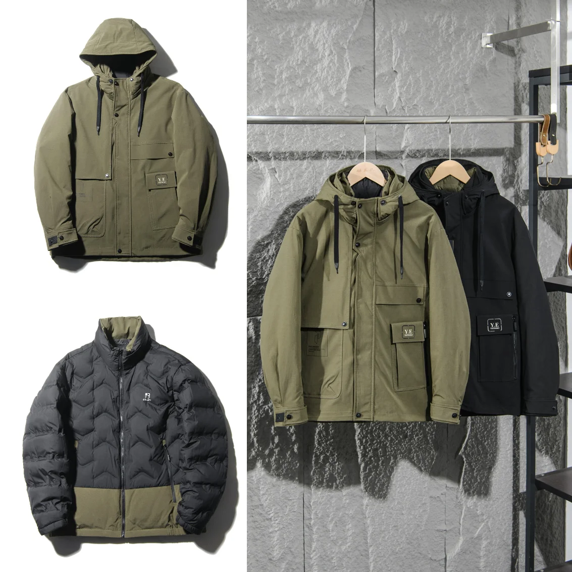 Three-in-One Men's down Jacket Detachable Inner Waterproof Windproof Warm Outerwear Urban Casual Daily Wear Polyester ...
Three-in-One Men's down Jacket Detachable Inner Waterproof Windproof Warm Outerwear Urban Casual Daily Wear Polyester ...
