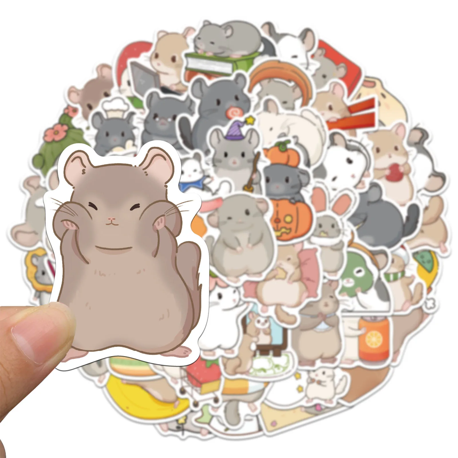 50PCS Cartoon Cute Chinchilla Sticker Fun Graffiti Waterproof Decal Kids Toy for Bicycle Desk Water Cup Phone Case Guitar
50PCS Cartoon Cute Chinchilla Sticker Fun Graffiti Waterproof Decal Kids Toy for Bicycle Desk Water Cup Phone Case Guitar