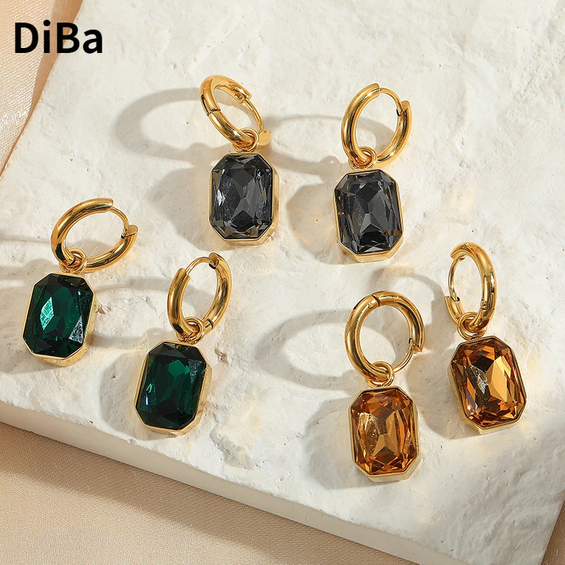 Trendy Jewelry High Quality Glass Popular Style Vintage Temperament Gold Color Drop Earrings For Women Gift Accessories
Trendy Jewelry High Quality Glass Popular Style Vintage Temperament Gold Color Drop Earrings For Women Gift Accessories