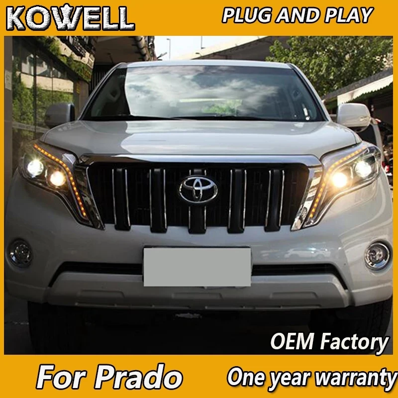 Стайлинг автомобиля для фар Toyota Prado 2014 2015 2016, фары Prado, новые фары Prado DRL, указатель поворота, ближний свет, линза проектора
Стайлинг автомобиля для фар Toyota Prado 2014 2015 2016, фары Prado, новые фары Prado DRL, указатель поворота, ближний свет, линза проектора