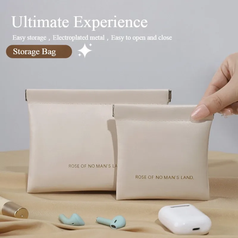 Simple closed shrapnel Mini PU earphone storage Portable coin Change Lipstick cosmetic bag storage ziplock organizer sac travel
Simple closed shrapnel Mini PU earphone storage Portable coin Change Lipstick cosmetic bag storage ziplock organizer sac travel