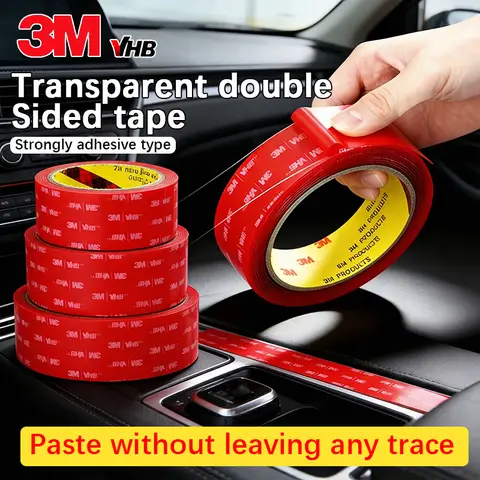 5-30mmWidth 3M Ultra Strong Adhesive Nano Tape High Viscosity Double Sided Tape Traceless Transparent Reusable Mounting Tape