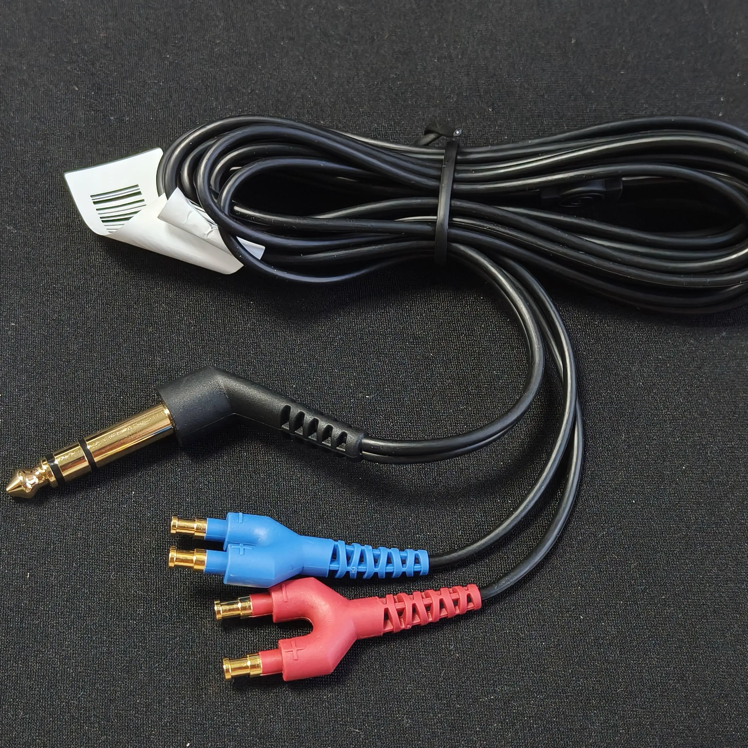 International Audiometer Air Conduction Headphone Cable TDH39P, Audiometry Instrument Air Conduction Headphone Cable
International Audiometer Air Conduction Headphone Cable TDH39P, Audiometry Instrument Air Conduction Headphone Cable