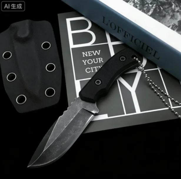 Pocket Fixed Knife Neck Chain 8Cr13Mov Blade G10 Handle Outdoor Camping Hunting Knives Survival EDC Portable Tools
Pocket Fixed Knife Neck Chain 8Cr13Mov Blade G10 Handle Outdoor Camping Hunting Knives Survival EDC Portable Tools
