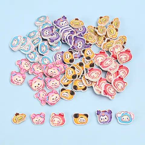 500g/Lot Polymer 10MM Lovely Cake Animal Hot Clay Sprinkles for Scrapbook Crafts Making, Shake Card DIY