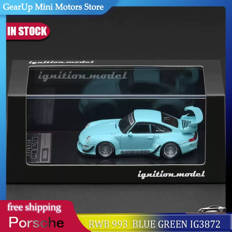 Ignition Model Diecast Car Model Toy 1:64 Scale Porsche Rwb 993 Alloy Vehicle Light Blue Green Ig 3872 For Collectors Hobby
Ignition Model Diecast Car Model Toy 1:64 Scale Porsche Rwb 993 Alloy Vehicle Light Blue Green Ig 3872 For Collectors Hobby