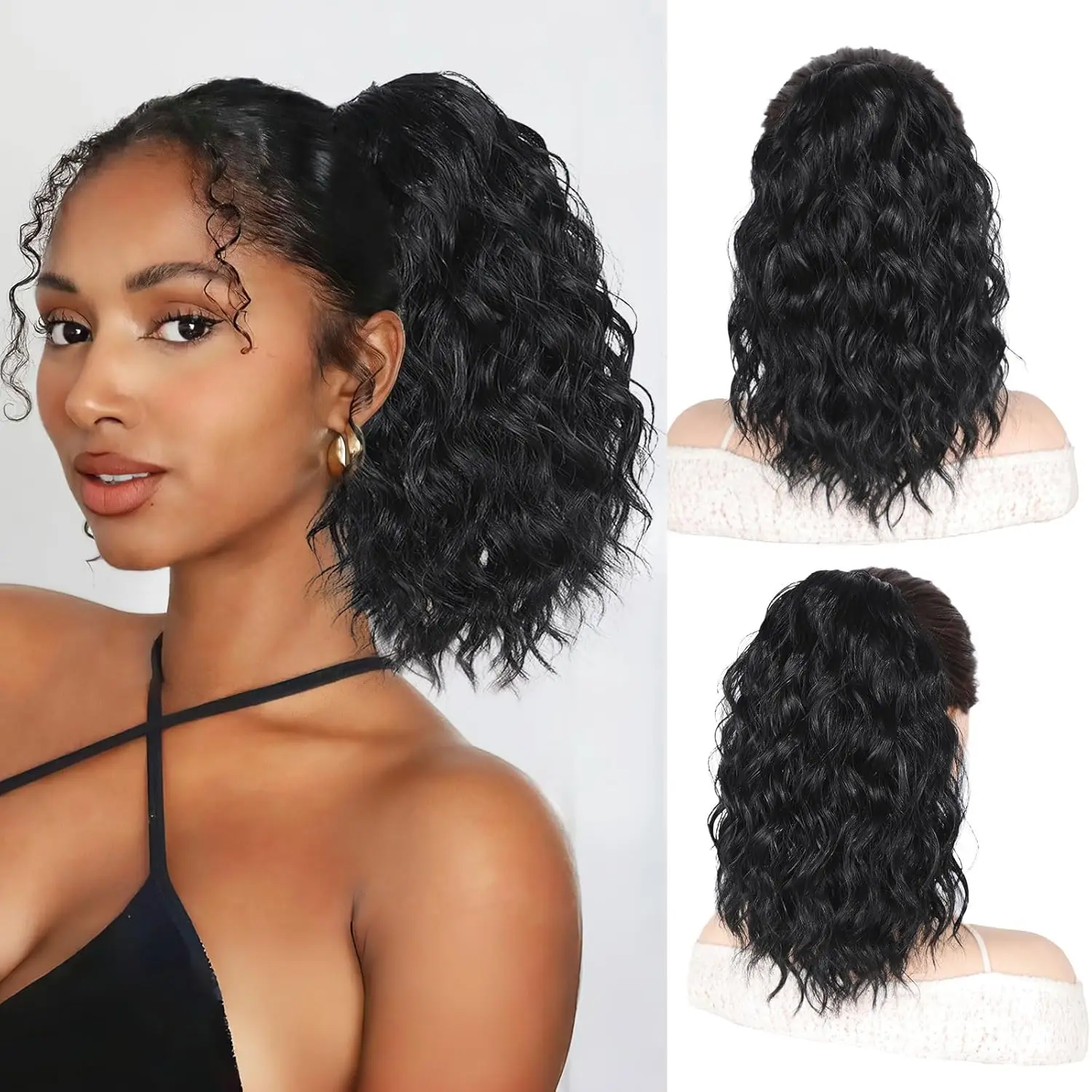 Matriarchs Short Curly Ponytail Extension Drawstring Ponytail for Women Messy Bun Hair Piece 8 Inch Synthetic Long Afro Curly
Matriarchs Short Curly Ponytail Extension Drawstring Ponytail for Women Messy Bun Hair Piece 8 Inch Synthetic Long Afro Curly
