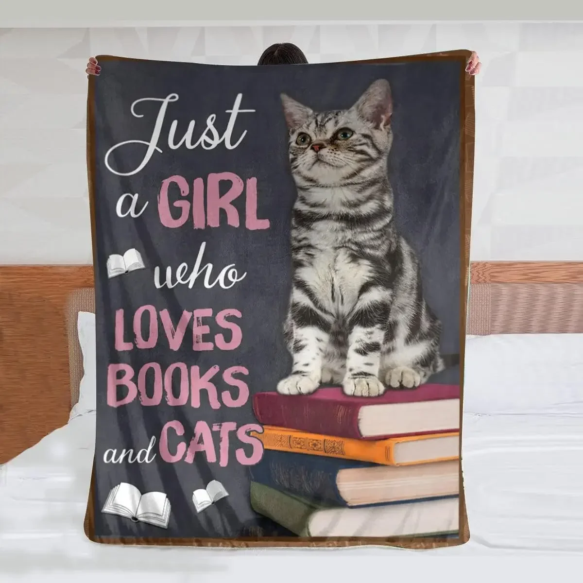 2024 New 3d Print Blanket Just A Girl Who Loves Books and Cats Blanket Cute Cats Decor Throw Blanket Gifts for Girls
2024 New 3d Print Blanket Just A Girl Who Loves Books and Cats Blanket Cute Cats Decor Throw Blanket Gifts for Girls