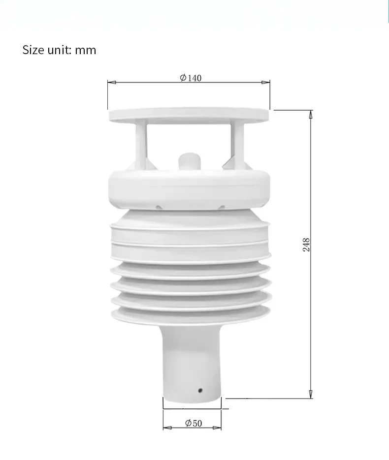 Compact Automatic Weather Station CE RS485 with Temperature Humidity Pressure Wind Speed And Direction Sensors
Compact Automatic Weather Station CE RS485 with Temperature Humidity Pressure Wind Speed And Direction Sensors