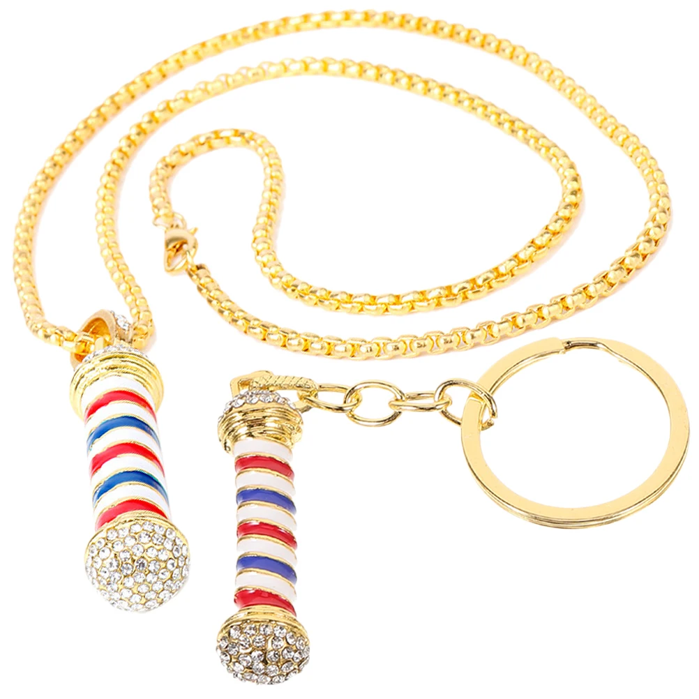 1 set Turning Light Necklace Golden Pendant Crystal Decorative Keychain Bag Charm Hair Salon Accessory Stylish Gift Barber Tool
1 set Turning Light Necklace Golden Pendant Crystal Decorative Keychain Bag Charm Hair Salon Accessory Stylish Gift Barber Tool