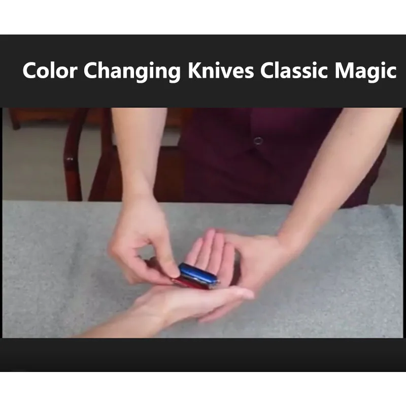 Ножи, меняющие цвет, классические фокусы, трюки, сани руки, волшебное шоу, забавный тайна, реквизит Magica
Ножи, меняющие цвет, классические фокусы, трюки, сани руки, волшебное шоу, забавный тайна, реквизит Magica