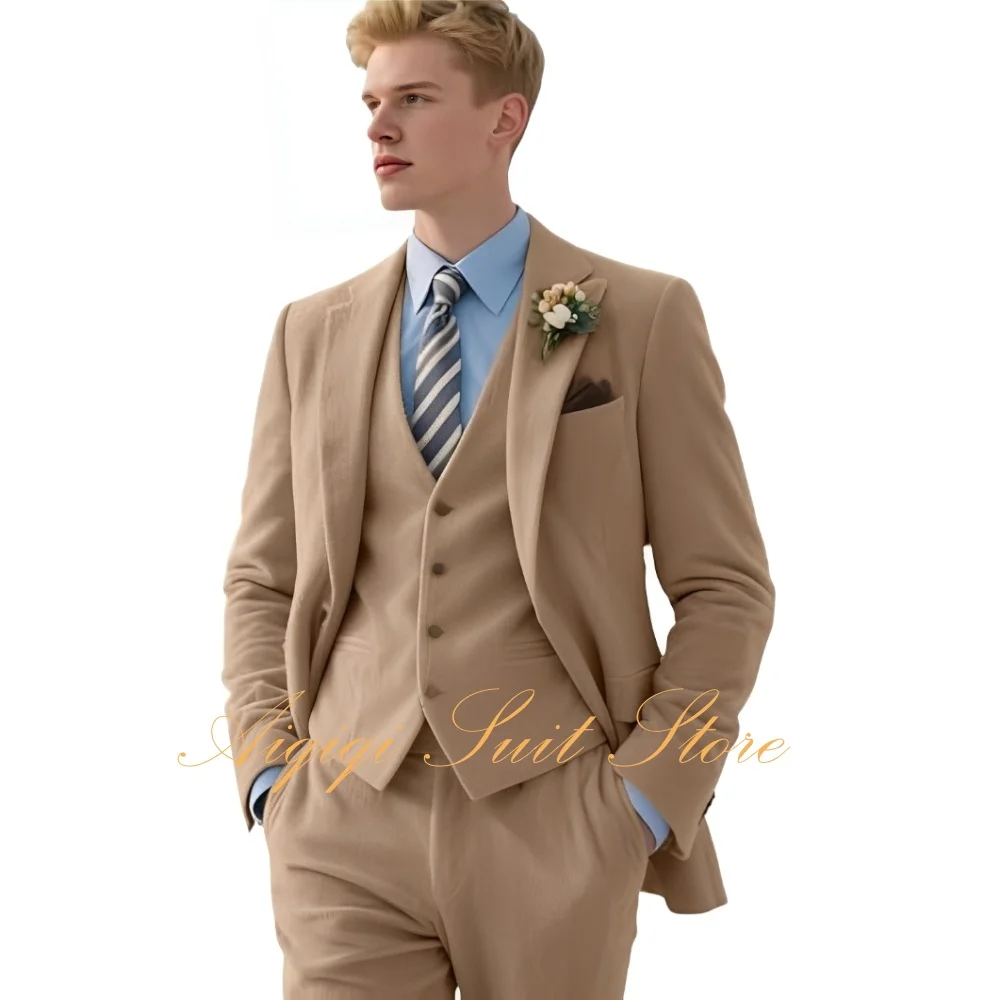 Retro Men's Suit 3 Piece Herringbone Suits Blazer Slim Fit Jacket Vest Pants Set Formal Wedding Prom Tuxedos for Men
Retro Men's Suit 3 Piece Herringbone Suits Blazer Slim Fit Jacket Vest Pants Set Formal Wedding Prom Tuxedos for Men