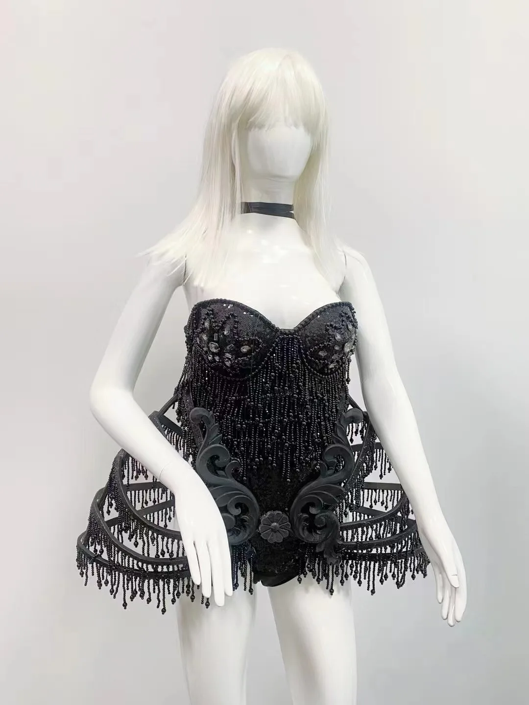 Bird cage shaped fluffy skirt Celebrate Dj Bar rave Show Stage Singer Women Sexy Party Prom Birthday Dresses Nightclub Costume
Bird cage shaped fluffy skirt Celebrate Dj Bar rave Show Stage Singer Women Sexy Party Prom Birthday Dresses Nightclub Costume