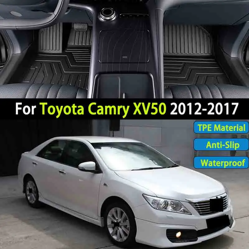 3 шт. автомобильный коврик TPE для Toyota Camry XV50 2012 2013 2014 2015 2016 2017 Роскошный водонепроницаемый коврик для ног Полный автомобильный коврик
3 шт. автомобильный коврик TPE для Toyota Camry XV50 2012 2013 2014 2015 2016 2017 Роскошный водонепроницаемый коврик для ног Полный автомобильный коврик