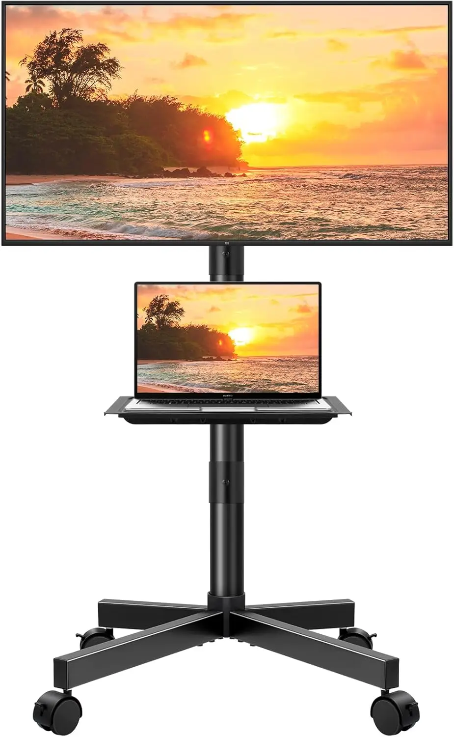 Mobile TV Cart for 23-65 Inch Screens, Adjustable Height, Wheels, Max VESA 400x400mm, Holds up to 88lbs
Mobile TV Cart for 23-65 Inch Screens, Adjustable Height, Wheels, Max VESA 400x400mm, Holds up to 88lbs