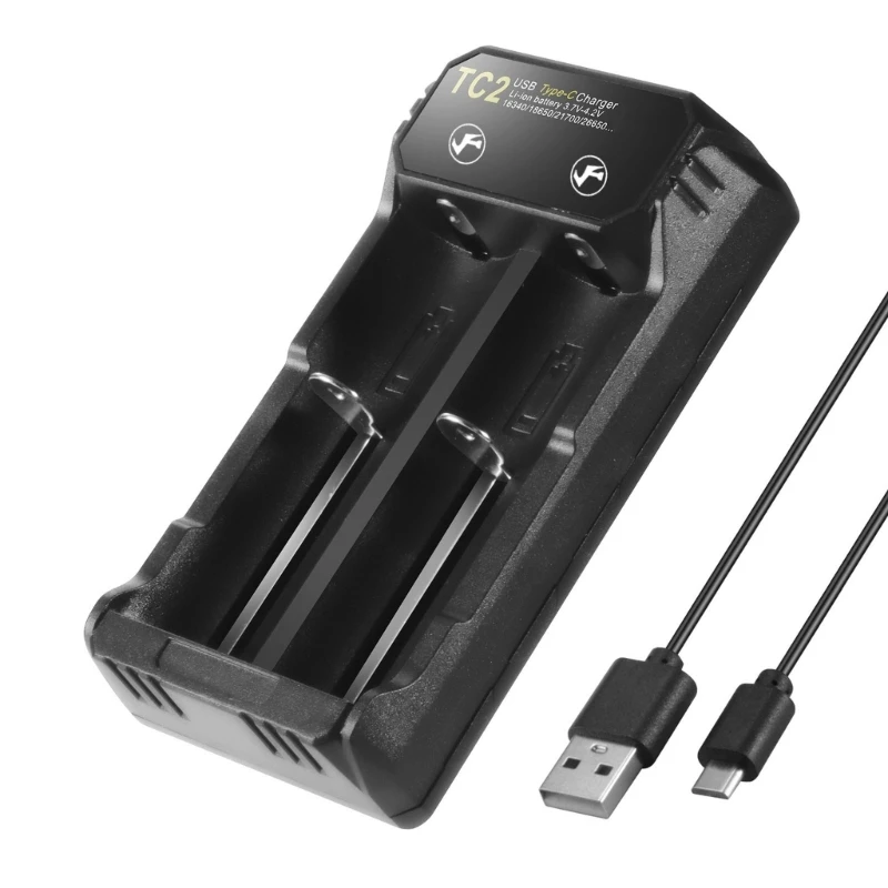 U55B Double Channel 2A Fast Charging ABS Material Compatibles 18650 21700 Batteries
U55B Double Channel 2A Fast Charging ABS Material Compatibles 18650 21700 Batteries
