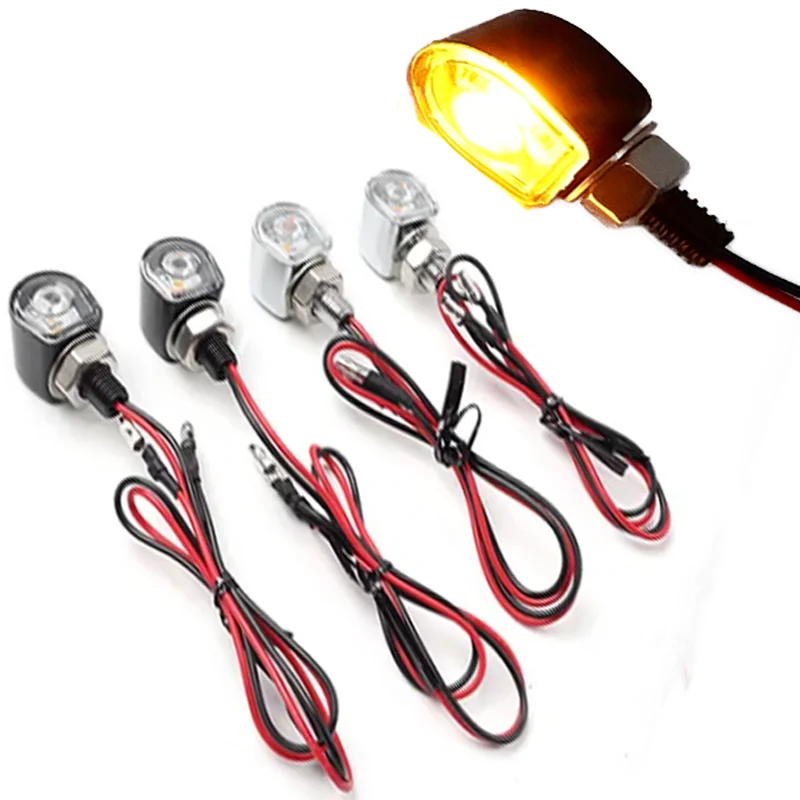 Motorcycle Mini Turn Signal Light transparent cover Lens led Indicator Lamp 12V Amber LED Signals Lamp For Cafe Racer For Honda
Motorcycle Mini Turn Signal Light transparent cover Lens led Indicator Lamp 12V Amber LED Signals Lamp For Cafe Racer For Honda