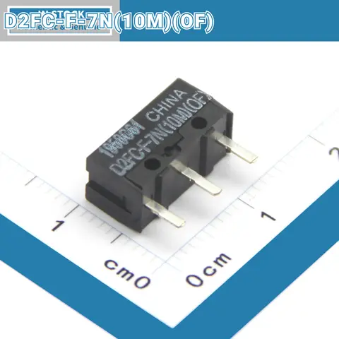New Authentic Original Japan OMRON D2FC-F-7N(10M)(OF) Micro Switch White Dot Limit Switch 3 Pin Repair Mouse Button