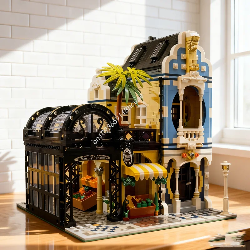 2591pcs MOC Art Nouveau Market Street Modular Streetscape Model Toy Building Blocks Construction Christmas Gifts Education
2591pcs MOC Art Nouveau Market Street Modular Streetscape Model Toy Building Blocks Construction Christmas Gifts Education