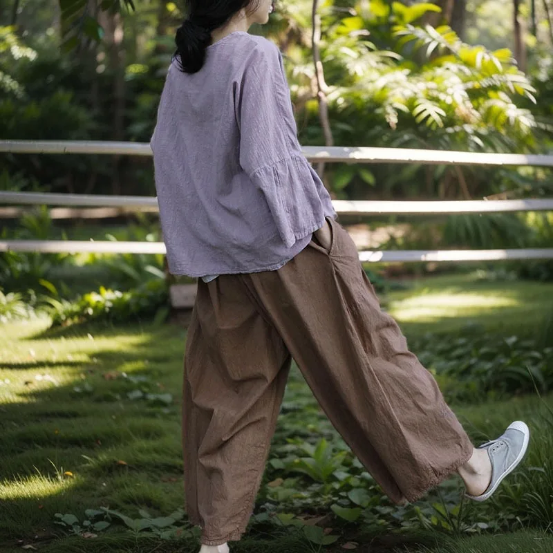 Spring meat cover loose and thin straight pants retro literary high-density cotton skin-friendly soft casual pants fashionable s
Spring meat cover loose and thin straight pants retro literary high-density cotton skin-friendly soft casual pants fashionable s