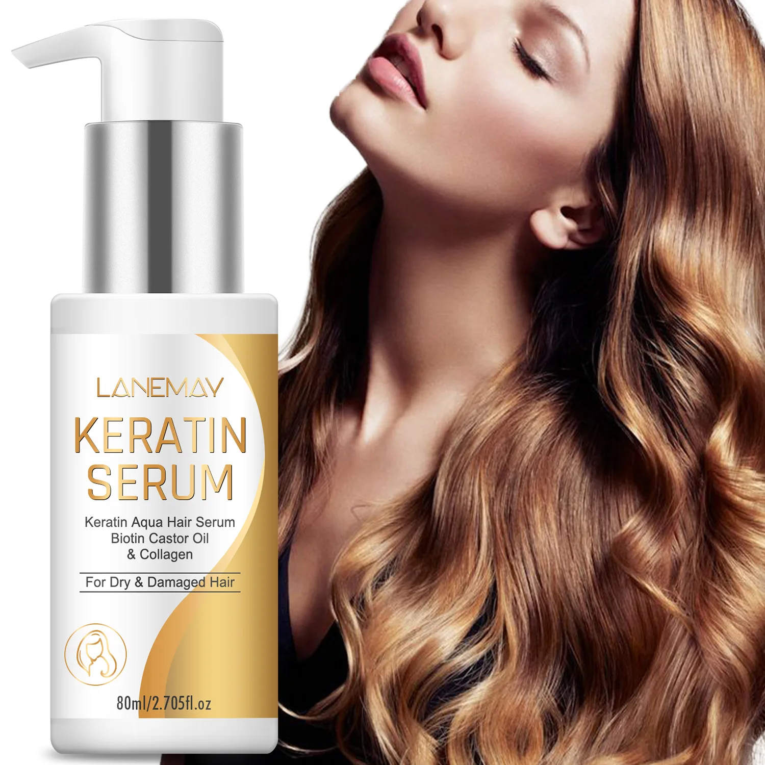 Keratin Hair Care Essence - Deeply Moisturizing to Prevent Hair Ends from Breaking, Nourishing and Strengthening Hair Quality
Keratin Hair Care Essence - Deeply Moisturizing to Prevent Hair Ends from Breaking, Nourishing and Strengthening Hair Quality