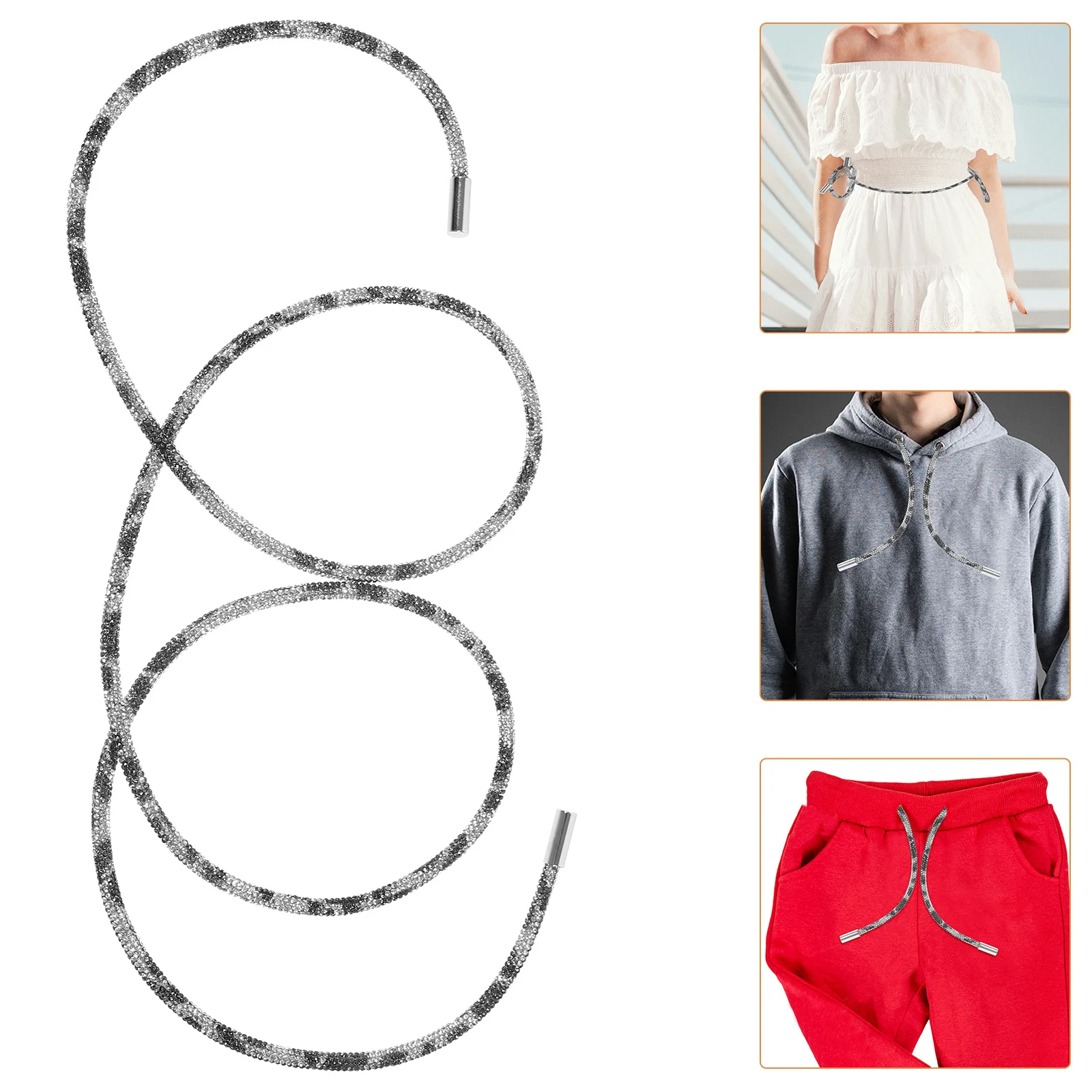 Rhinestone Rope Shiny Drawstring Waist Strap Rope Belt for Dresses Pants Clothes Decoration Fashion Bling Rhinestone String 
Rhinestone Rope Shiny Drawstring Waist Strap Rope Belt for Dresses Pants Clothes Decoration Fashion Bling Rhinestone String